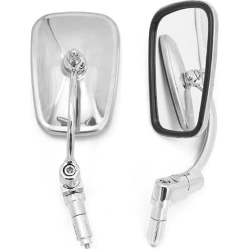 GN125 Retro Motorcycle Accessories Modified Stainless Steel Rear View Mirror Reflector