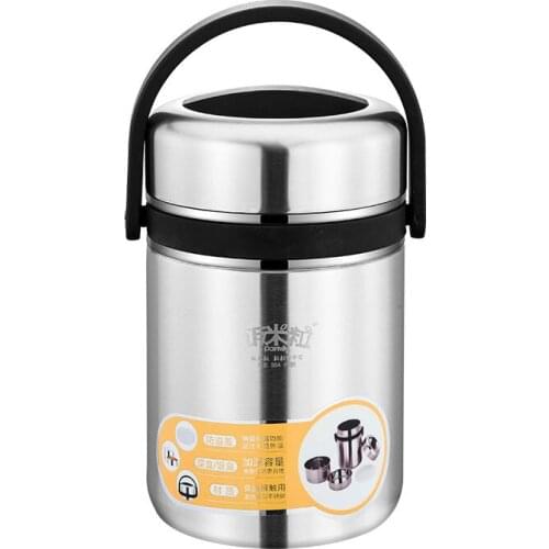 Keep Warm Lunch Box Leakproof Portable Vacuum Bento Box Adult Stainless Steel Cajas De Almacenamiento Food Container ED50TH