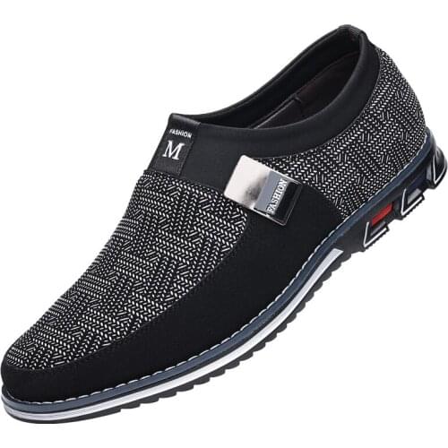 New Fashion Men Loafers Men Leather Casual Shoes High Quality Adult Moccasins Men Driving Shoes Male Footwear Large Size 48