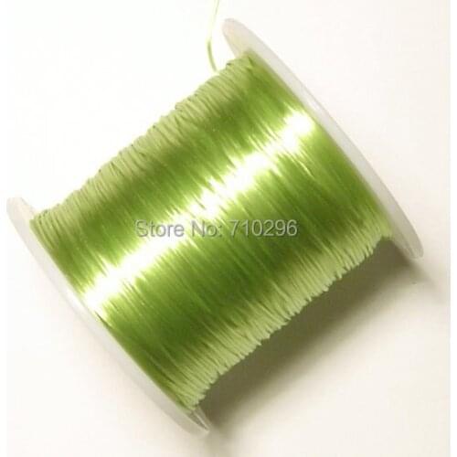 Beading string Threading materials100 metres of strong and stretchy Green Elastic