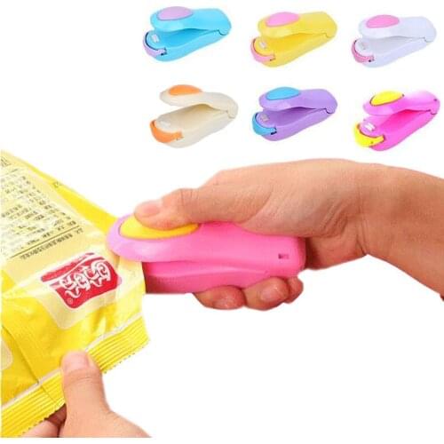 Mini Handheld Holder Electric Heating Snack Sealing Machine Kitchen Tools Machine Sealed Packaging Plastic Bag Sealed Food Bag