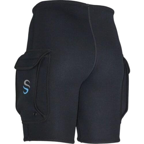 Diving shorts men 3mm Neoprene Elastic thermal Scuba diving Wetsuit Snorkeling Surfing shorts drifting rowing shorts With pocket