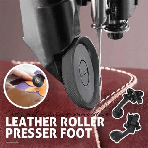 Leather Roller Presser Foot Industrial Sewing Machine Parts Leather Presser Foot Sewing Machine Roller Presser Foot Apparel