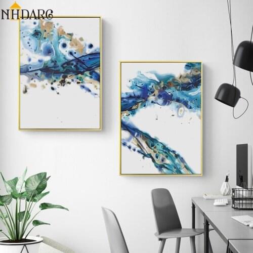 Modern Canvas Art Posters and Prints Nordic Wall Art Painting Abstract Style Pictures Decorative for Living Room Home Decor