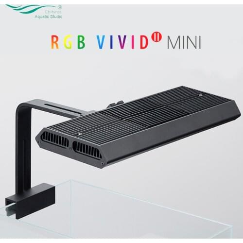 New Chihiros RGB VIVID II MINI Aquarium LED Light Smart Bluetooth App Control Plant LED Lamp Lighting System Free Shipping