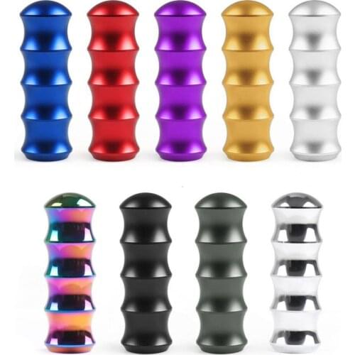 Universal Bamboo Shape Car Shift Head knob Aluminum Alloy Racing Gear Handle