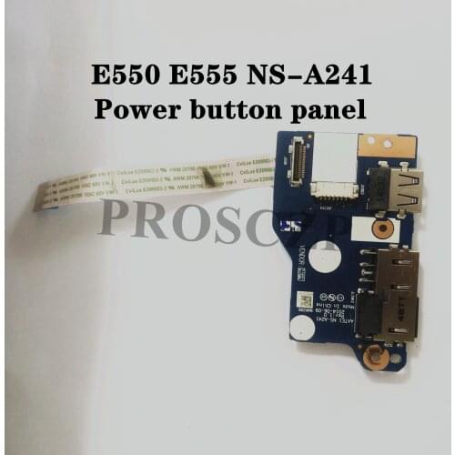 High quality for Lenovo NS-A241 IBM Thinkpad E555 USB Power DC Jack Board test ok free shipping ok