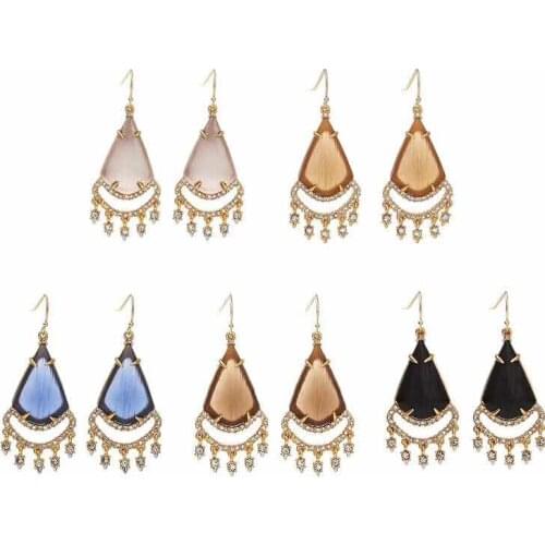 2019 Amybaby Designer High Quality Luxury Womens Crumpled Gold Dangling Post Earring Jewelry For Party