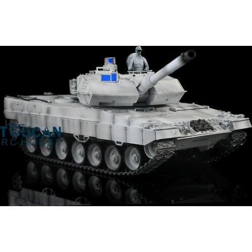 1/16 Customized Full Metal Chasis Leopard2A6 RC Tank 3889 Ver1 T3 Barrel Recoil TH04651-SMT1