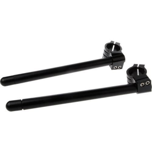 1 Pair Universal 33mm 7/8" Motorcycle Clip on Ons Fork Riser Regular Handlebar Dropshipping