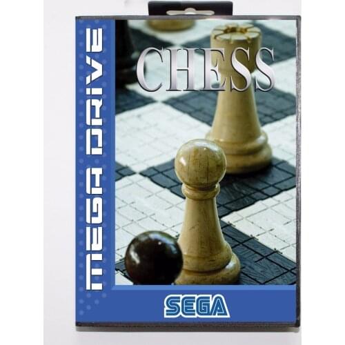 Chess 16 bit MD Game Card With Retail Box For Sega Megadrive/Genesis