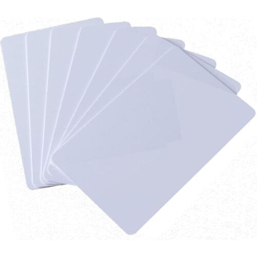 50pcs/Lot RFID Card 13.56Mhz MF S50 Proximity IC Smart Card Tag 0.8mm Thin For Access Control System ISO14443A