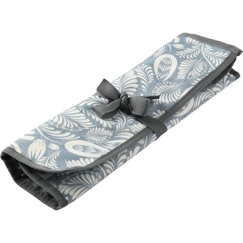 Free Shipping 600D Oxford Cloth Sewing Storage Bag Organizer Roll For Crochet Hooks, Ruler, Scissor Knitting Needles, Empty Bag