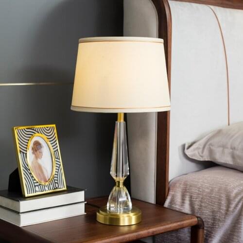 Free Shipping Modern Crystal Table Lamp Bedside Lamp For Living Room Bedroom Luxury Simplicity Creative Table Lamp