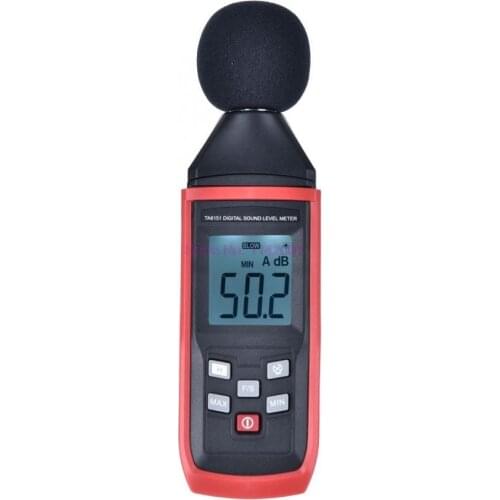 10PCS LCD Digital Sound Level Meter Noise Detect Tester Data Decibel Measurement 30-130dB Sound Level Meter Detector