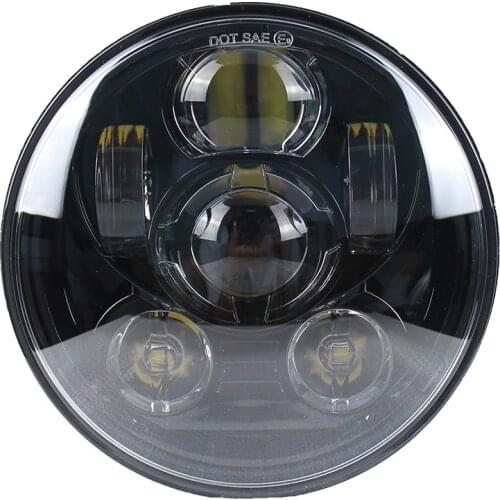 Motorcycle headlight 5.75'' led Driving Lights for Motor 883 Iron Sportster 5 3/4 inch Black Projector Headlamp