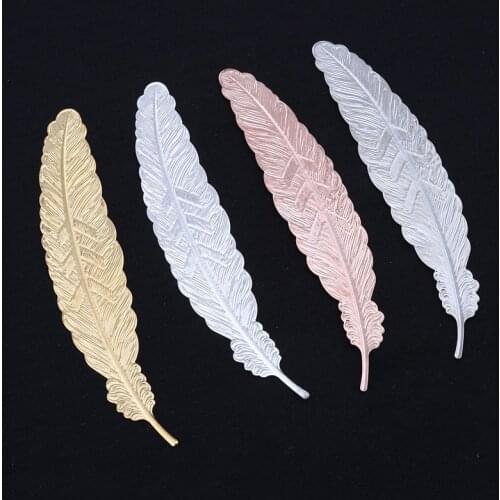 Metallic Feather Stand for Nail Tips Display Palette Fake Nails Training Holder Organizer Showing Tools