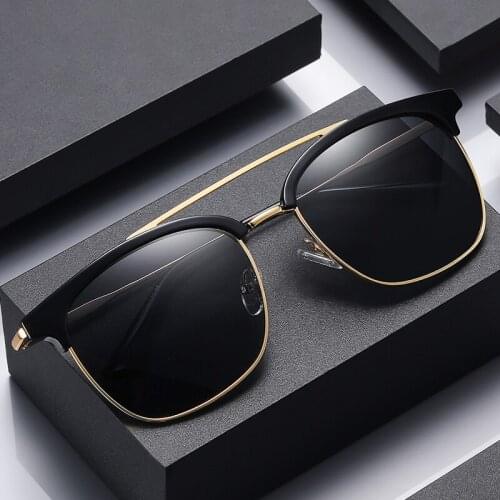 VEITHDIA Brand Designer Stainless Steel TR90 Men Sunglasses Polarized UV400 Lens Sun Glasses For Men gafas de sol V3920