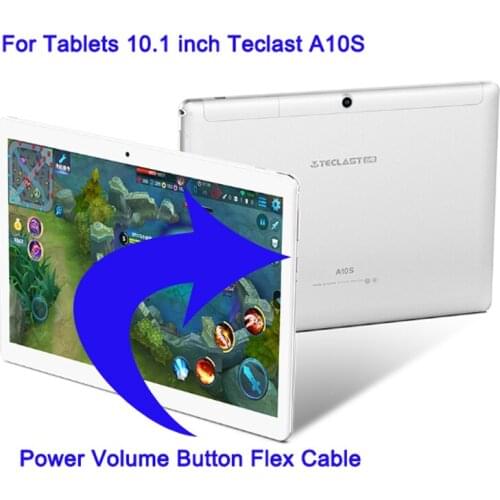 Original switch on off Power Volume button Flex cable For Tablets 10.1" Teclast A10S conductive flex with sticker replacement