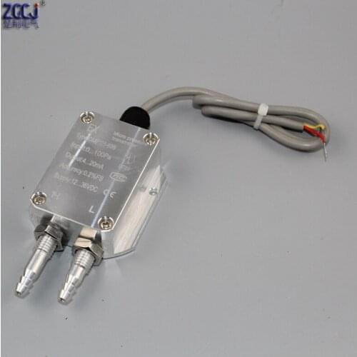 Wind air pressure difference transmitter 4-20mA Pressure tube micro pressure differential sensor boiler coal mine wind pressure