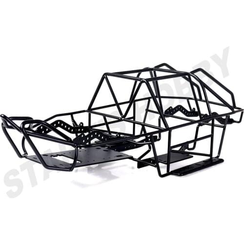 Full Tube Frame Metal Chassis Metal Body Roll Cage for 1/10 RC Crawler Truck Axial SCX10 II 90046 90047