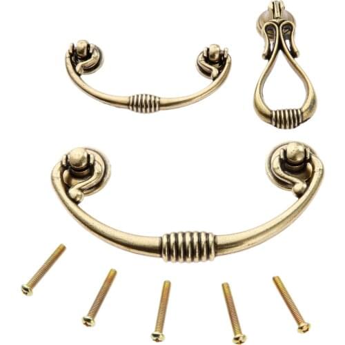 Antique Furniture Handles Cabinet Knobs and Handles Drawer Door Pull Cupboard Handle Kitchen Knob Furniture Fittings