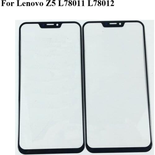 For Lenovo Z5 L78011 Touch Screen Glass Digitizer Panel Front Glass Sensor For Lenovo Z 5 L78011 L78012 Without Flex