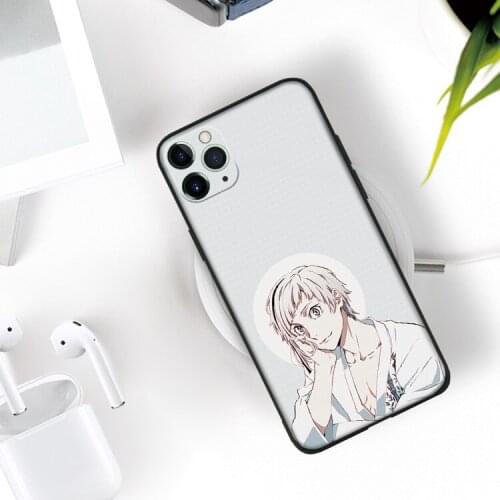 Bungo stray dogs manga anime nakajima silicone Phone Case FOR iPhone Se 6 6s 7 8 Plus X Xr Xs 11 12 Mini Pro Max Glass Cover