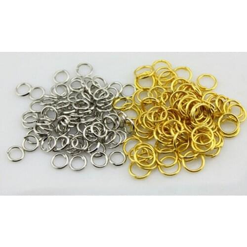 Jump Rings split ring mobile case lanyard clasp earrings findings dangles link key rings keychains diy jewelry spacer crimp End