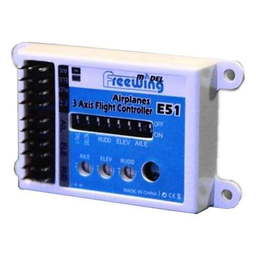 FreeWing E51 Three-Axis Gyroscope Fixed-Wing Airplane Flight Control Gyroscope For Rc Helicopter FPV Quadcopter Parts