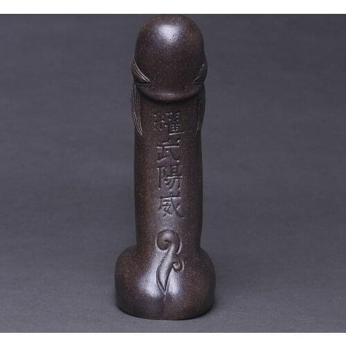 NEWYEARNEW Purple Clay Lucky Mascot Tea Pet Accessories Handicraft Home Decoration Business Love Gift Furnishing Articles