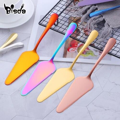 1pc Cake Shovel Reusable Pizza Cutter Shovel Kitchen Baking Tool Serrated Edge Cake Server Cheese Dessert Cake Spatula