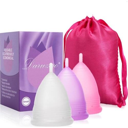 2pcs Feminine Hygiene Period Cup Excellent Menstrual Cup of Medical Silicone Menstrual Cup Menstrual Collector Menstrual Period
