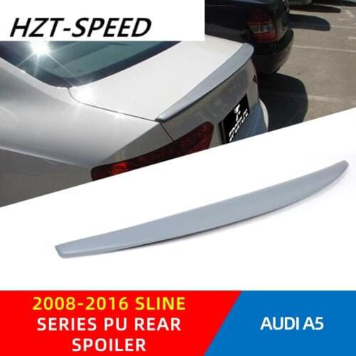 2008 - 2016 For AUDI A5 2 door Modified into SLINE PU Rear Window Roof Spoiler Rear Roof Spoiler for AUDI