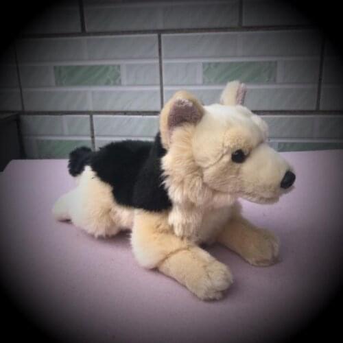 2019 SeatedBlack Backed Dog German Shepherd Plush Toys Simulation Giant Squid Stuffed Toys Dolls for Kids Boys Girls Gifts