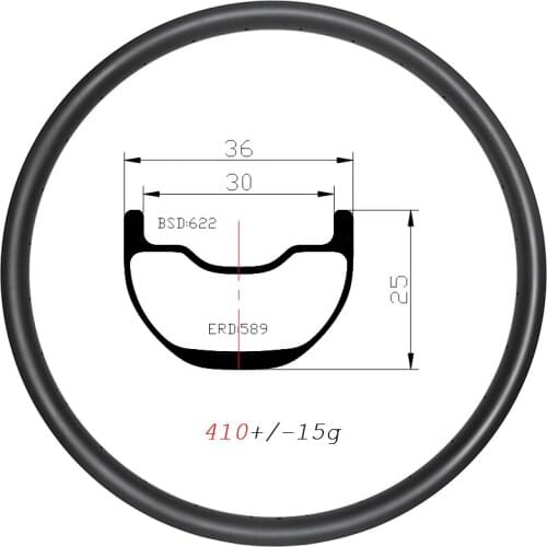 29er MTB XC carbon rims 36mm wide 30mm inner disc clincher tubeless 25mm deep 24H 28H 32H 36H 29inch mountain bike carbon wheel