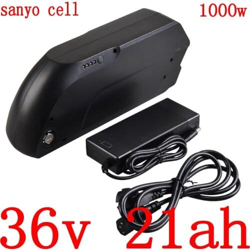 36V 500W 1000W battery 36V 20AH electric bicycle battery 36v 21ah lithium ion battery use sanyo cell with 30A BMS+2A charger