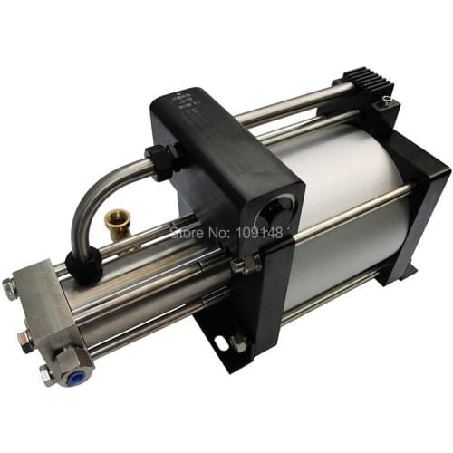 Free shipping Wellness model :GB02-OL 8-16 Bar air driven pneumatic oxygen gas booster for filling oxygen tank