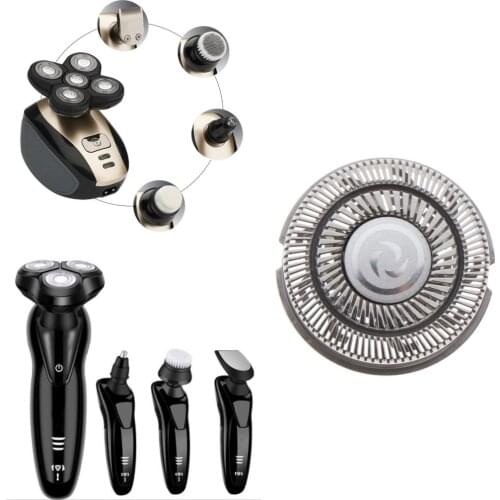 Razor Shaving Head Replacement Personal Care Tool Easy to Install Silver Color Replacement Shaver Head
