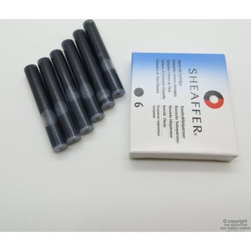 Sheaffer Black Cartridge 6'lı Package | Sheaffer Cartridge