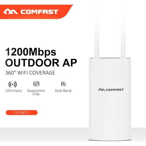 Comfast 300M 1200 Mbs 802.11AC Dual-band outdoor Wireless AP wifi router 2.4+5.8ghz WIFI cpe Router Bridge wi fi access point ap