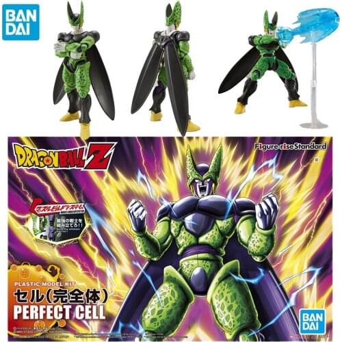 Original BANDAI Dragon Ball Z Figure-rise Cell Anime Figure Assembly Model Collection Anime Action Figures Toys Birthday Gift