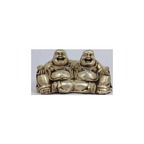 Chinese Old White Old Silver ChinaCopper Handwork Buddha Statue wholesale factory Arts outletsroom Art Statue