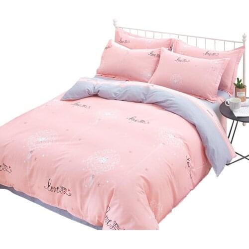 4pcs/set Home Textiles Bedding Set 100% Cotton Duvet Cover Pillowcase Bed Sheet Set Comforter For Adult A/B Double Side Sheet