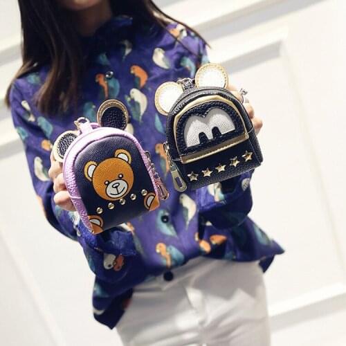 New designer wallets women 2016 Mini Mickey Bag cute for kids leather Clutch Bag dollar price carteras feminine canta bolsos