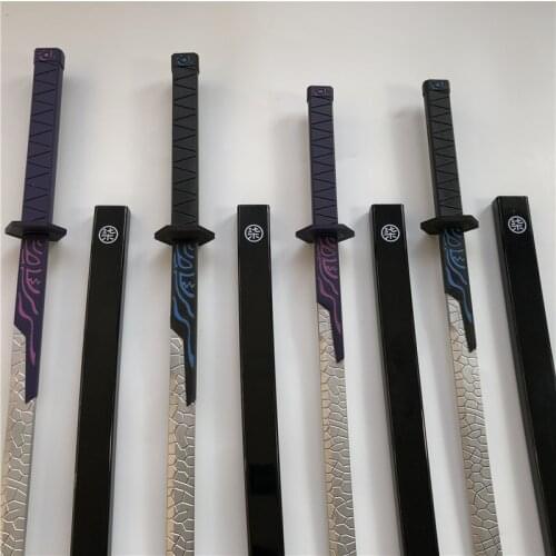 104cm Anime Assassins Scissor Seven Cosplay PU Magic Sword Weapon Five Six Seven Killer Weapon for Cosplay Anime Ninja Knife