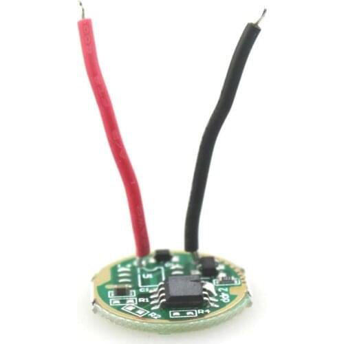 17mm 3.7V-4.2V 3A LED Circuit Board for CREE XML XPL LED Flashlight (5pcs/lot)