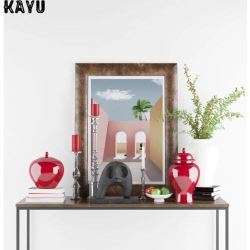 Landscape Poster Abstract Canvas Painting Cartoon Wall Art Pictures For Living Room Modern Home Decorative Prints On The Wall