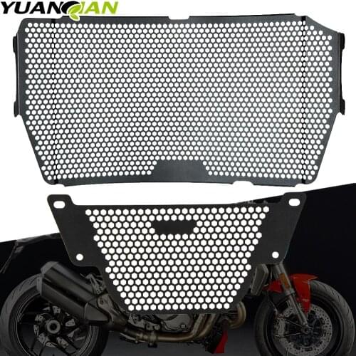 Motorcycle Radiator Grille Oil Cooler Guard Cover Protector For Ducati Monster 1200 25 Anniversario 2020 Monster 1200 S/R 16-19