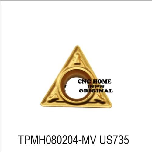 Stainless steel Carbide Inserts TPMH080204-MV TPMH090204-MV TPMH110304-MV US735 Lathe Cutter TPMH 080204 Turning